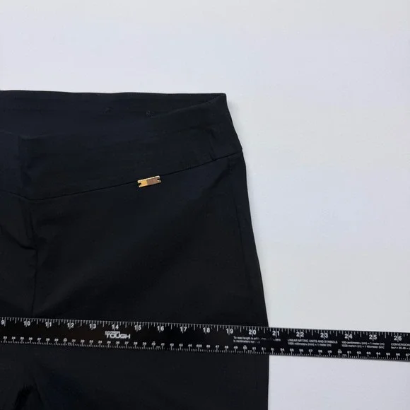 INC International Concepts Black Flare Leg Pull On Pants Size 14 Stretch - Picture 6 of 9